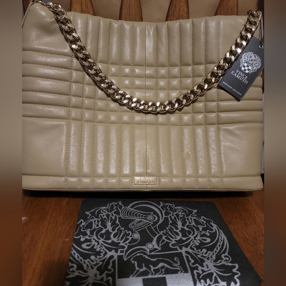 Authentic Vince Camuto Barb Tote (Biscotti) - Picture 4 of 13